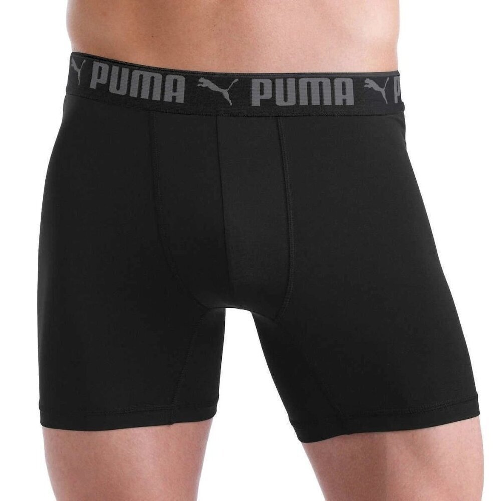 Puma Sportluxe Men's XL 5-Pack Performance Boxer Briefs Moisture Wicking i1731